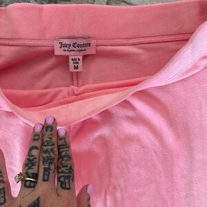 Juicy Couture Light Pink Velour Shirt